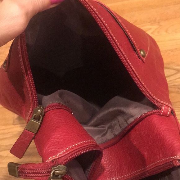 Red Leather Bag - Picture 6 of 11